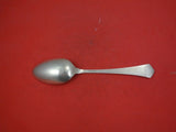 Antique by Wallace Sterling Silver Serving Spoon w/ applied mono "V" 8 1/4"