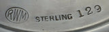 Richard M. Woods Sterling SIlver Fruit Bowl on Pedestal #129 (#2419)