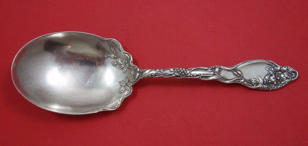 Mille Fleurs by International Sterling Silver Berry Spoon 8 7/8"