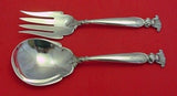 Romance of the Sea by Wallace Salad Serving Set 2-Piece All-Sterling 9 1/4"