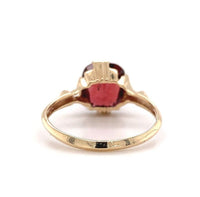 2.11ct Genuine Natural Garnet 10k Yellow Gold Ring Jewelry (#J5777)