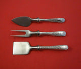 Old Maryland Engraved by Kirk Sterling Silver Cheese Set 3pc Custom Made