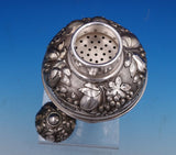 Hungarian Sterling Silver Cocktail Shaker Repoussed Fruit 9 1/2" Tall  (#7812)