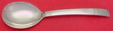 Parallel by Georg Jensen Sterling Silver Preserver Spoon w/ Curved Handle 6 5/8"