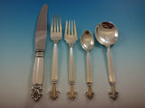 Acanthus by Georg Jensen Sterling Silver Flatware Set 8 Service 46 Pcs Dinner