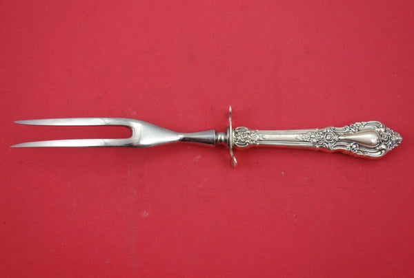 Eloquence by Lunt Sterling Silver Roast Carving Fork 10 1/2" Serving Vintage