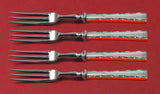 Madrigal by Lunt Sterling Silver Fruit Fork Set 4-piece HH WS Custom Made 6"