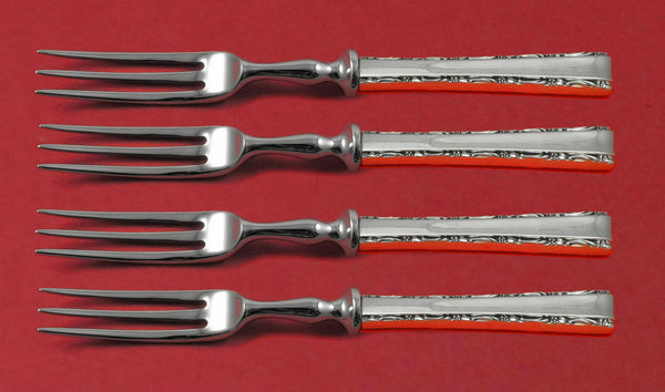 Madrigal by Lunt Sterling Silver Fruit Fork Set 4-piece HH WS Custom Made 6"