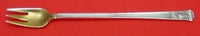 San Lorenzo by Tiffany and Co Sterling Silver Cocktail Fork Gold Washed 6"