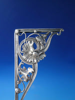 Poppy by Gorham Sterling Silver Desk Blotter Corners 4pc Set c1910 #1949 (#6348)
