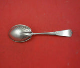 Domestic by Gorham Sterling Silver Sugar Spoon Gold Washed Fluted 6" Serving