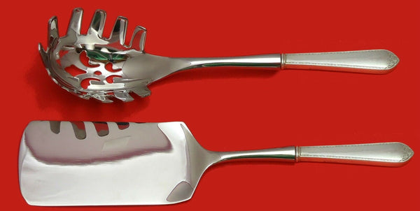 Prudence by Lunt Sterling Silver Italian Pasta Server Set 2pc HHWS  Custom