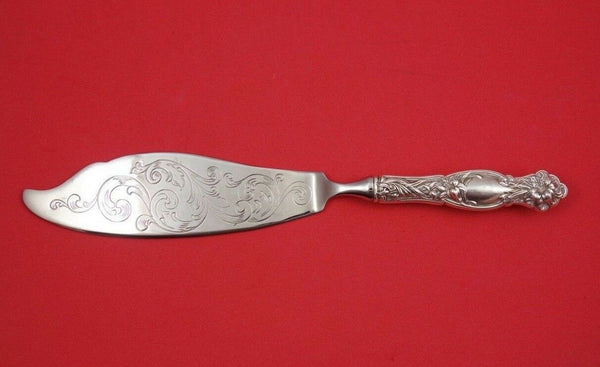 Frontenac by International Sterling Silver Fish Server WS w/ Etching on Blade