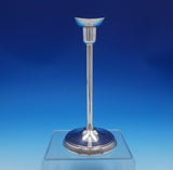 Ainar Axelsson Swedish .830 Silver Candlestick Pair 7 5/8" Modernism (#4901)