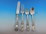 American Beauty by Shiebler Sterling Silver Flatware Set Service 144 pcs G Mono