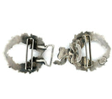 Kerr Sterling Buckle Set 2pc Wreath and Ribbon #365 (#J5480)