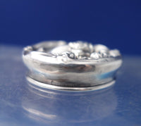 Rose by Unknown Sterling Silver Cut Crystal Jelly Jar Small 1 3/4" (#7265)