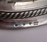 Sharman D. Neill Irish Sterling Silver Shield with Mirror Wall Hanging (#4919)