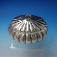 Russian 84 by Unknown .875 Silver Tea Caddy Pumpkin Shape GW Interior #5817