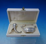 Viking by David Anderson Sterling Silver Salt Dip Pepper Set 3pc Ship (#5802)