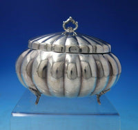 Russian 84 by Unknown .875 Silver Tea Caddy Pumpkin Shape GW Interior #5817