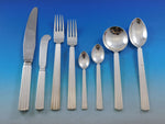 Bernadotte by Georg Jensen Sterling Silver Flatware Set Service 70 pcs Dinner