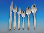 Cactus by Georg Jensen Danish Sterling Silver Flatware Set Service 48 pcs Dinner