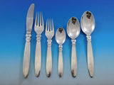 Cactus by Georg Jensen Danish Sterling Silver Flatware Set Service 48 pcs Dinner