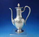 Colonial by Arthur Stone Sterling Silver Demitasse Pot 8 3/8" x 6" c1930 (#5918)