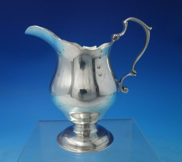 Colonial by FRT and Co English Sterling Silver Cream Pitcher 4" x 3 3/4" (#5924)