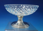 Raised Compote with Sterling Silver Base and Crystal Bowl by Hawks (#6003)