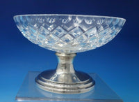 Raised Compote with Sterling Silver Base and Crystal Bowl by Hawks (#6003)