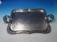 Bremen by Carl George Aldefeld German Silver Tea Tray Hand Engraved (#6005)