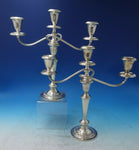 Strasbourg by Gorham Sterling Silver Candelabra Pair 3-Light #1130 (#6063)