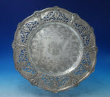 Dominick and Haff Sterling Silver Charger Plate Ornate Pierced 11 1/4"  (#6193)