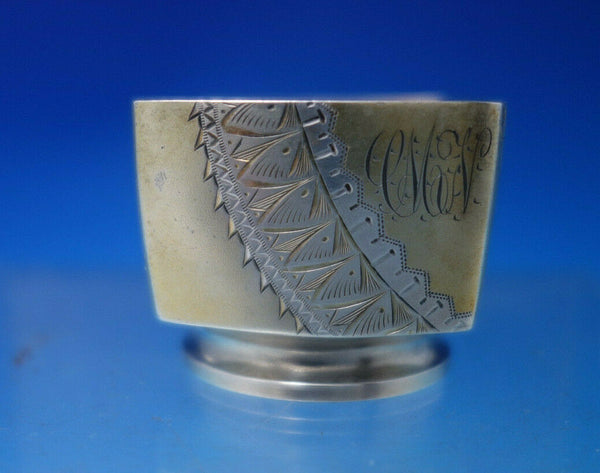Japanese by Gorham Sterling Silver Master Salt Dish Moth Aesthetic (#6243)