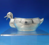 Italian Sterling Silver Sauce Boat Duck Shape Unusual 2 1/2" x 5 1/4" (#6250)