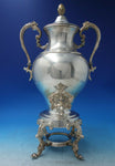 Silverplate Hot Water Coffee Urn with Floral & Scrollwork No Burner (#6327)