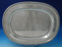 English Georgian Sterling Silver Platter Oval 19 1/2" 1821 London (#6330)
