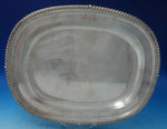 English Georgian Sterling Silver Platter Oval 17 1/2" 1821 London (#6334)