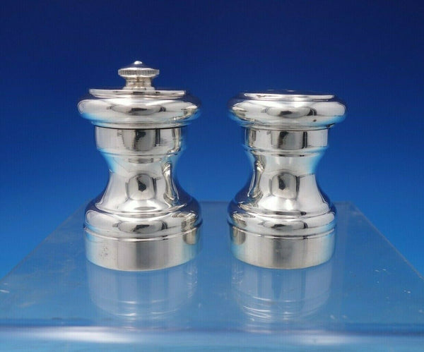 Cartier Italian Sterling Silver Salt and Pepper Shaker Set 2pc 2" x 1 1/2" #6389