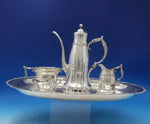 Louis XV by Whiting-Gorham Sterling Silver Demitasse Coffee Set 4pc (#6400)