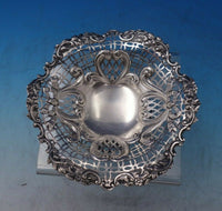 William Comyns English Victorian Sterling Silver Candy Dish Footed Ribbons #6456