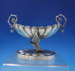 Sterling Silver Candy Dish with 3-D Bird Footed with Handles 5.9 ozt. (#6460)