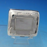 Murrle Bennet MB English Sterling Silver Card Case Hearts Birmingham 1904 #6501