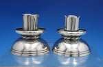 Spratling Mexican Mexico Sterling Silver Candlestick Pair Hand Wrought (#6512)