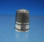 Simons Brothers Sterling Silver Thimble #10 7/8" Tall x 3/4" Diameter (#6567)