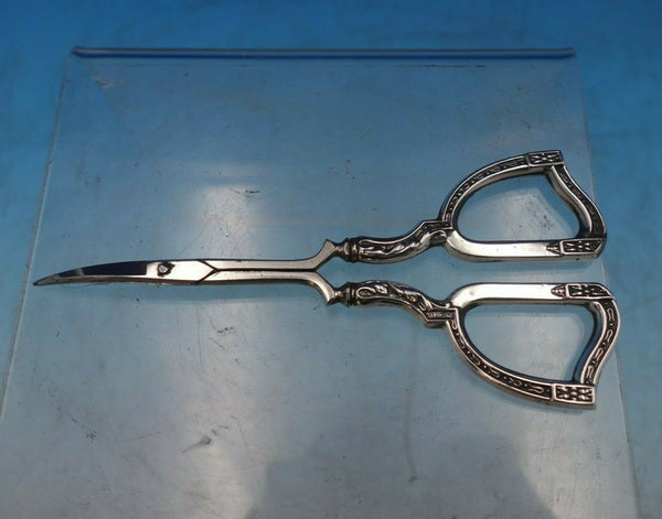 German Sterling Silver with Stainless Cuticle Scissors 4 3/4" (#6569)