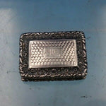 JB John Bettridge English Sterling Silver Vinaigrette Repousse Birmingham #6583