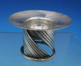 William Spratling Sterling Silver Master Salt Cellar Hand Wrought Ribbon (#6596)